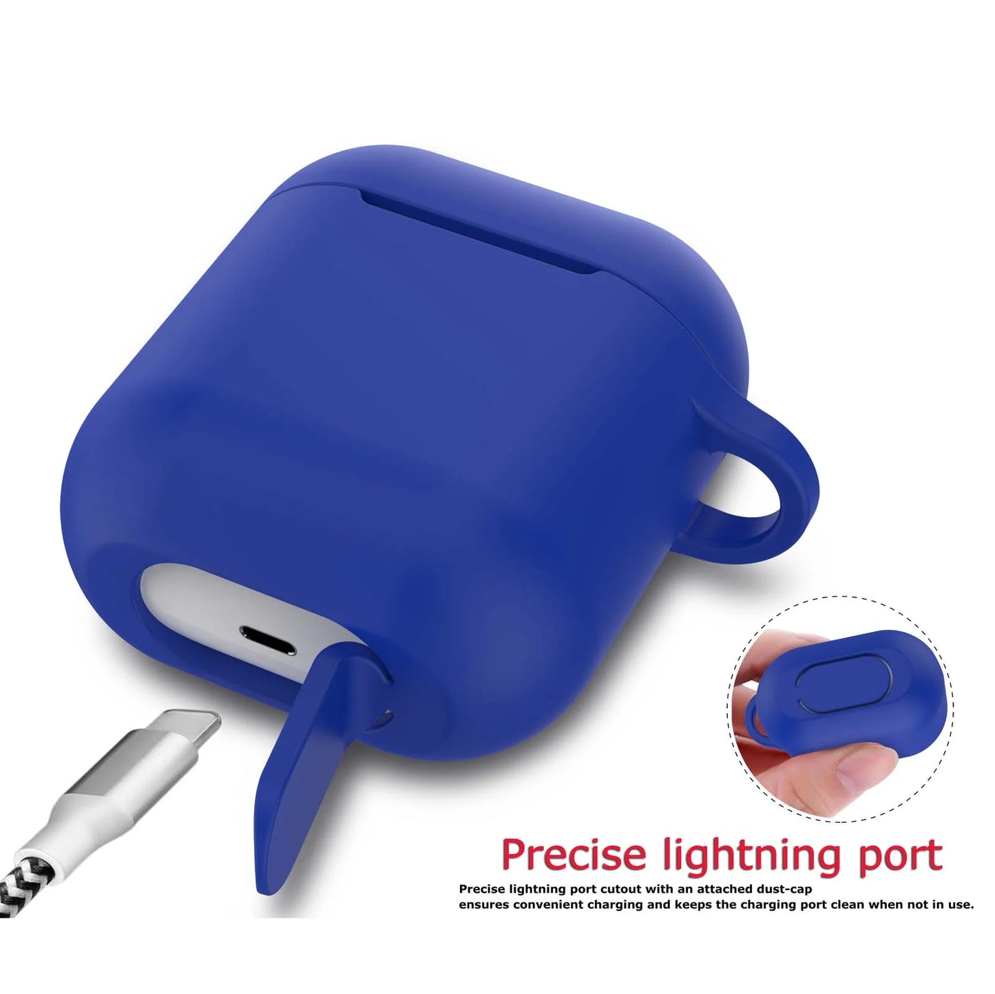 Blueberry Muffin Armor for Your Airpods: The Ultimate Silicone Snuggle with a Keychain Buddy!
