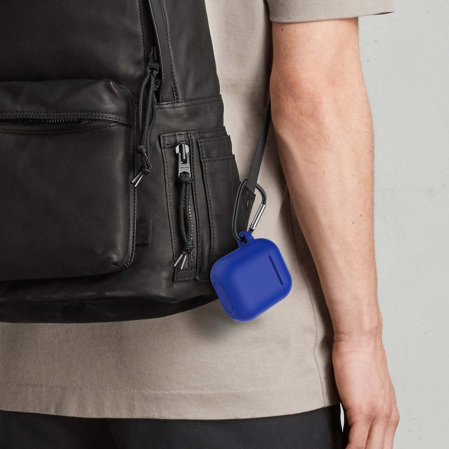 Blueberry Muffin Armor for Your Airpods: The Ultimate Silicone Snuggle with a Keychain Buddy!