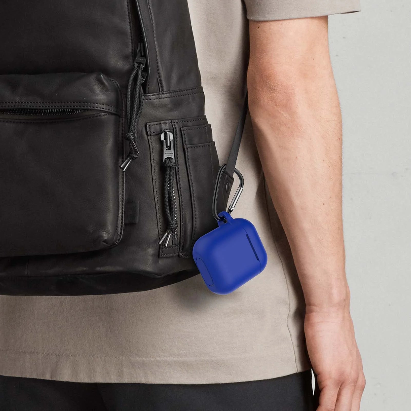 Blueberry Muffin Armor for Your Airpods: The Ultimate Silicone Snuggle with a Keychain Buddy!