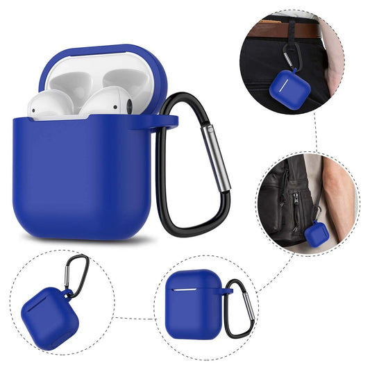 Blueberry Muffin Armor for Your Airpods: The Ultimate Silicone Snuggle with a Keychain Buddy!
